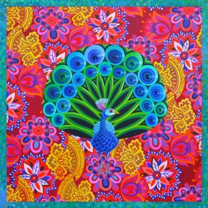 孔雀とパターン、2015、 作： Jane Tattersfield